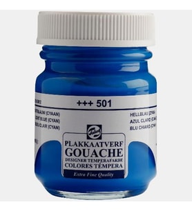 Talens Guaj Boya 16 ML Light Mavi (Açık Mavi) 501