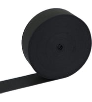 Siyah Örme Lastik 1 cm - 0.80 cm - 0.50 cm