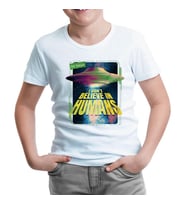 I Don't Believe in Humans Beyaz Çocuk Tshirt