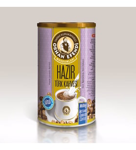 Orhan Efendi Hazır Türk Kahvesi Sütlü Teneke 500 Gr