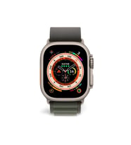 Cosmostech Akıllı Saat Watch için Uyumlu 42MM 44MM 45MM 49MM 1/2/3/4/5/6/se/7/8/ultra Çift Katman Kordon ve Kayışı Yeşil(Yeşil)