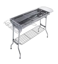Portatif Katlanabilir Mangal - Madfox Grilmate BBQ - Silver - 547307