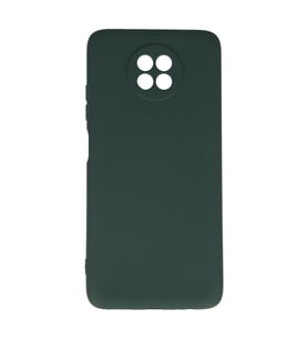 Xiaomi Redmi Note 9 5g Kılıf Nano İçi Kadife Silikon - Koyu Yeşil