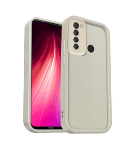 Xiaomi Redmi Note 8 Kılıf Viera Silikon - Krem