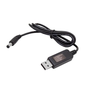 Powermaster 5V-12V USB To DC 5.5x2.5mm Kablo 12V 1A