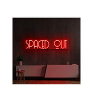 SPACED OUT Yazılı Neon Tabela