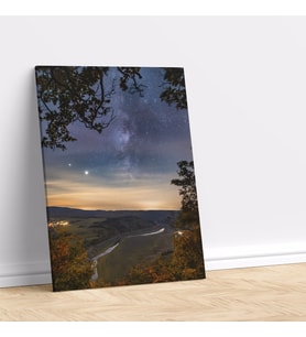 Samanyolu Galaxy Temalı Kanvas Tablo