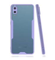 Samsung Galaxy A02 Kılıf Platin Silikon - Lila