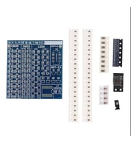 SMD bileşen lehimleme öğrenme kiti DIY kiti direnç diyot kondansatör