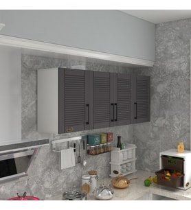 Kenzlife hazır mutfak dolabı soğan90 gri mod2 90*160*32 mebran kapak suntalam gövde