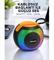 Rgb Işıklı Taşınabilir Hoparlör Yeni Nesil