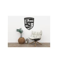 Porsche Ahşap Mdf Lazer Kesim Tablo