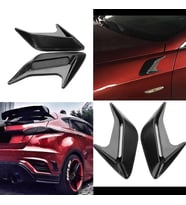 Üniversal Piano Black Kaput Çamurluk Venti Izgarası Sağ Sol 2 Adet Mini Scoop