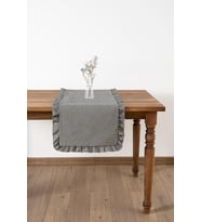 Selendi Fırfırlı Runner (Siyah)