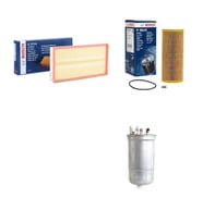 Bosch Filtre Bakım Seti Volkswagen Golf 4 1.9 TDI Dizel 1998-2003 Hava + Yağ f. + Yakıt Filtre Bosch