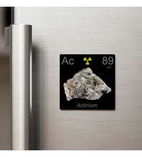 Actinium (Aktinyum) Elementi – Buzdolap Magneti – 9x9 cm