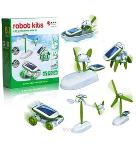 Güneş Enerjili Robot Oluşturma Seti (6 İn 1)