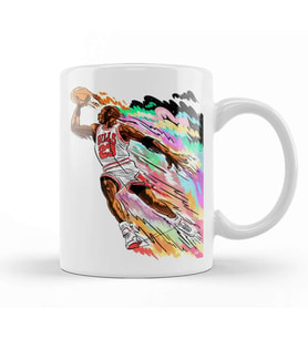 Fly like Mike Michael Jordan Kupa Bardak Porselen