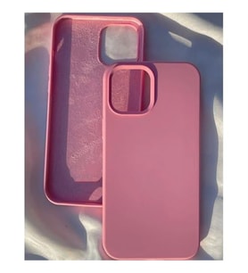 Coverzone Apple iPhone 13 ?le Uyumlu K?l?f Z-Mara Lansman Vieri Tam Koruma Arka Kapak Kamera Koruma �?k?nt?l? P�r�zs�z Y�zey Koyu Pembe