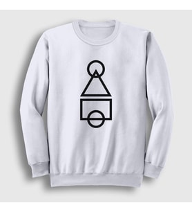 Presmono Unisex Beyaz The Squid Game Sweatshirt 261657tt (Beyaz)