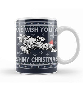 Serenity We Wish You A Shiny Christmas Kupa Bardak Porselen