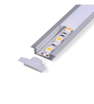 Sıva altı alüminyum LED profil kanal 11x14mm 2mt. aydınlatma dekoratif şerit kanalı armatür linear ışık kare kasa