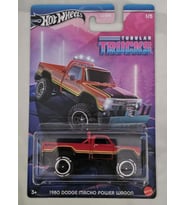 Hot Wheels Tubular Trucks 1980 Dodge Macho Power Wagon 1/5 Model Araba