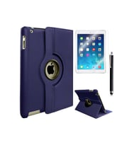 Apple iPad 2 3 4 Uyumlu Zore Dönebilen Standlı Kılıf (Lacivert)