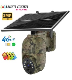 3 MP Full HD 4G Solar Sim Kartlı Mini Kamuflaj Kamera