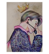King Jm Tablo Ahşap Poster Dekoratif Kod5493