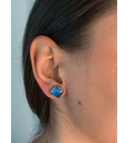 Kadir Jewellery 22 Ayar Altın Kaplama Kadın Minimal Küpe -El İşçiliği Ve Hipoalerjenik Küpe
