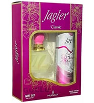 Jagler Parfüm Seti Kadın / For Women 60ML Classic + 150ML Deodorant (Pembe)