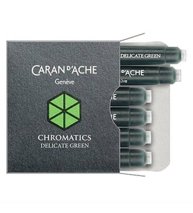 Caran Dache Dolma Kalem Kartuşu Delicate Green 8021-221