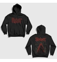 Presmono Unisex Siyah Nashville V2 Slipknot Sırt Baskılı Kapüşonlu Sweatshirt 517627tt