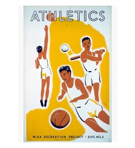 Vintage Wpa Atletizm Basketbol Beyzbol Tablo Ahşap Poster Dekoratif