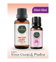Japon Kiraz Çiçeği 30 ML + Pudra 10 ML ( Oda Kokusu Aroma Terapi Buhurdanlık / Difüzör Yağı ) Set 2 Adet