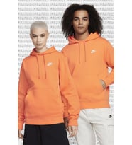 Nike Sportswear Hoodie Fleece Unisex Orange Şardonlu Kapüşonlu Sweatshirt Orange