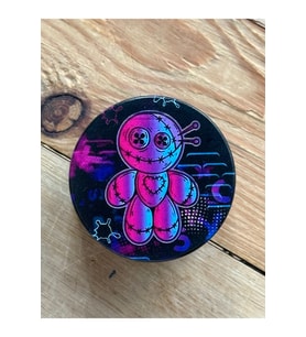 4 Katlı Metal Öğütücü, Mıknatıslı, Yapışmaz, 50mm, Çok Fonksiyonlu