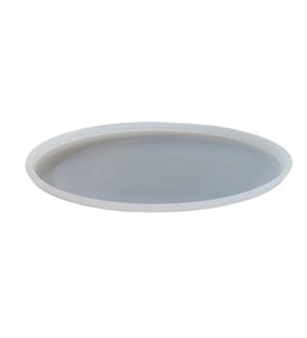 Epoksi Silikon Kalıp  Küçük Oval Tepsi Kalıbı 19 X13 CM