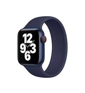 Apple Watch 38mm KRD-31 Solo Loop Medium Kordon (Mavi)