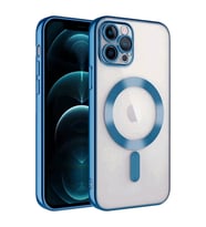 Newface Apple iPhone 13 Pro Kılıf Kross Magneticsafe Kapak - Sierra Blue