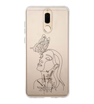 Huawei Mate 10 Lite Uyumlu Baskılı Yumuşak Silikon Şeffaf Telefon Kılıfı