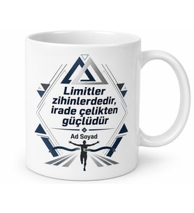 Demir Adam Yarışmacısına Limitleri Zorlayan Çelik İrade Kupa Hediye Bardak