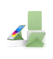 Fuchsia iPad 9.7" 2017 5. Nesil ile uyumlu Kılıf Kalem Bölmeli Tri Folding Katlanabilir Standlı