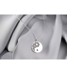 YinYang Kolye, Meditasyon Kolye, Bayan Kolye, Spiritüel Kolye