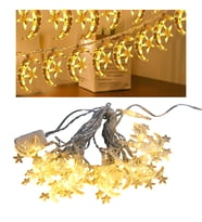 Winnboss WN-1181 5 Metre 20 Ledli Ay Yıldızlı Günışığı Sabit Led Dekoratif Led Aydınlatma 5 Watt Süsleme Işığı