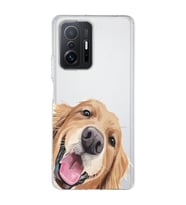 Xiaomi Mi 11T - 11T Pro Uyumlu Sevimli Köpek Tasarımlı Şeffaf Telefon Kılıfı