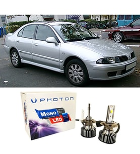 Mitsubishi Carisma Led Xenon Uzun + Kısa Far Ampulü H4 Mono Yeni Seri Beyaz