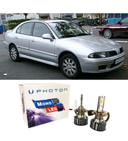 Mitsubishi Carisma Led Xenon Uzun + Kısa Far Ampulü H4 Mono Yeni Seri Beyaz