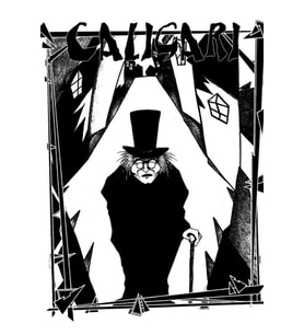 Dr. Caligari Tablo Ahşap Poster Dekoratif